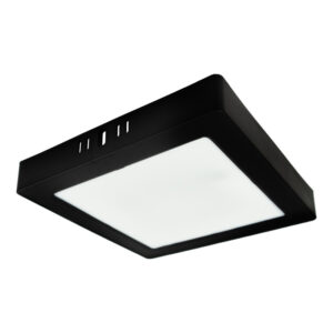 Downlight N/T kwadrat 18W 4000K czarny DL-1 — oświetlenie LED