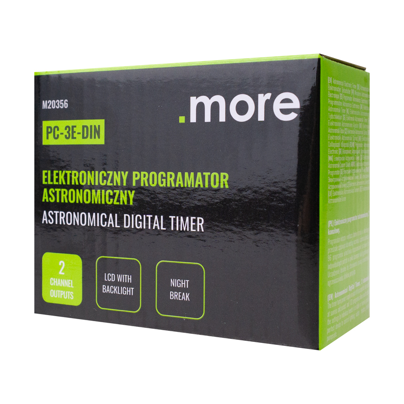 Elektroniczny programator astronomiczny pc-3e-din 5 Elektroniczny programator astronomiczny pc-3e-din - obrazek 5