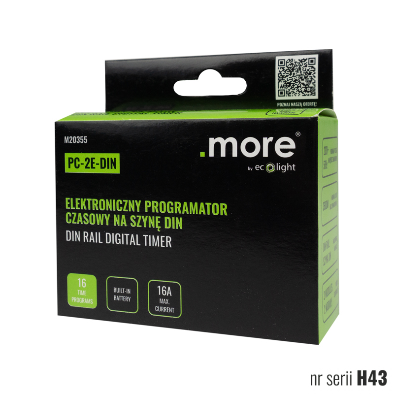 Elektroniczny programator czasowy pc-2e-din 8 Elektroniczny programator czasowy pc-2e-din - obrazek 8