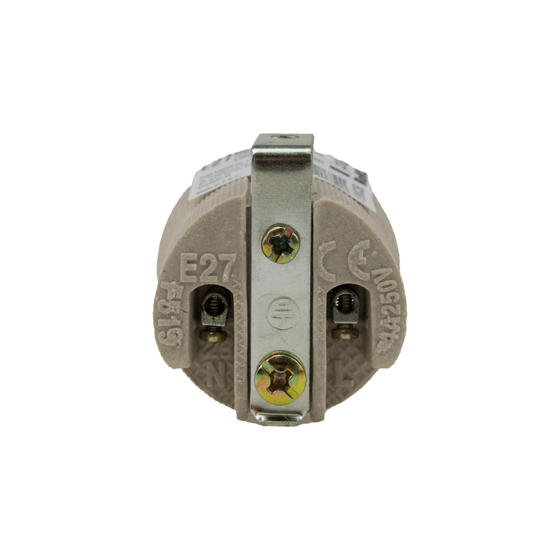 Gniazdo ceramiczne E27 z uchwytem 4 Gniazdo ceramiczne E27 z uchwytem - obrazek 4