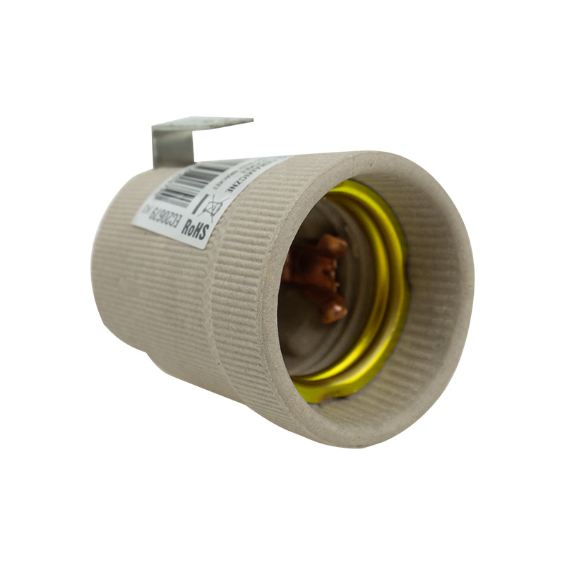 Gniazdo ceramiczne E27 z uchwytem 5 Gniazdo ceramiczne E27 z uchwytem - obrazek 5