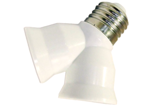 Adapter  z E27 na 2xE27
