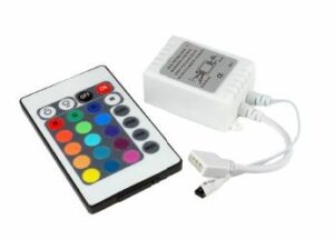 Sterownik IR RGB 24 przyciski 72W biały