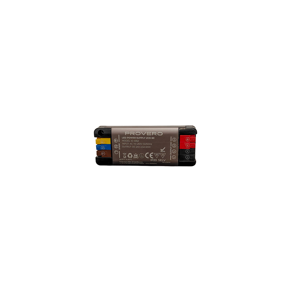 Ultrakompaktowy zasilacz UCD LED 2,5A60W 24V DC IP20 2 5A60W 24V DC IP20