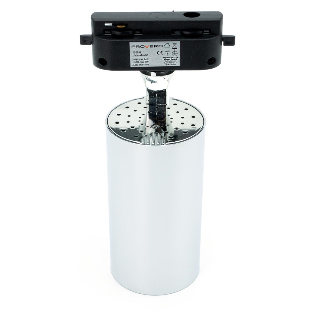 Lampa na szynoprzewód chrom DUCTUS 2 Lampa na szynoprzewód chrom DUCTUS - obrazek 2
