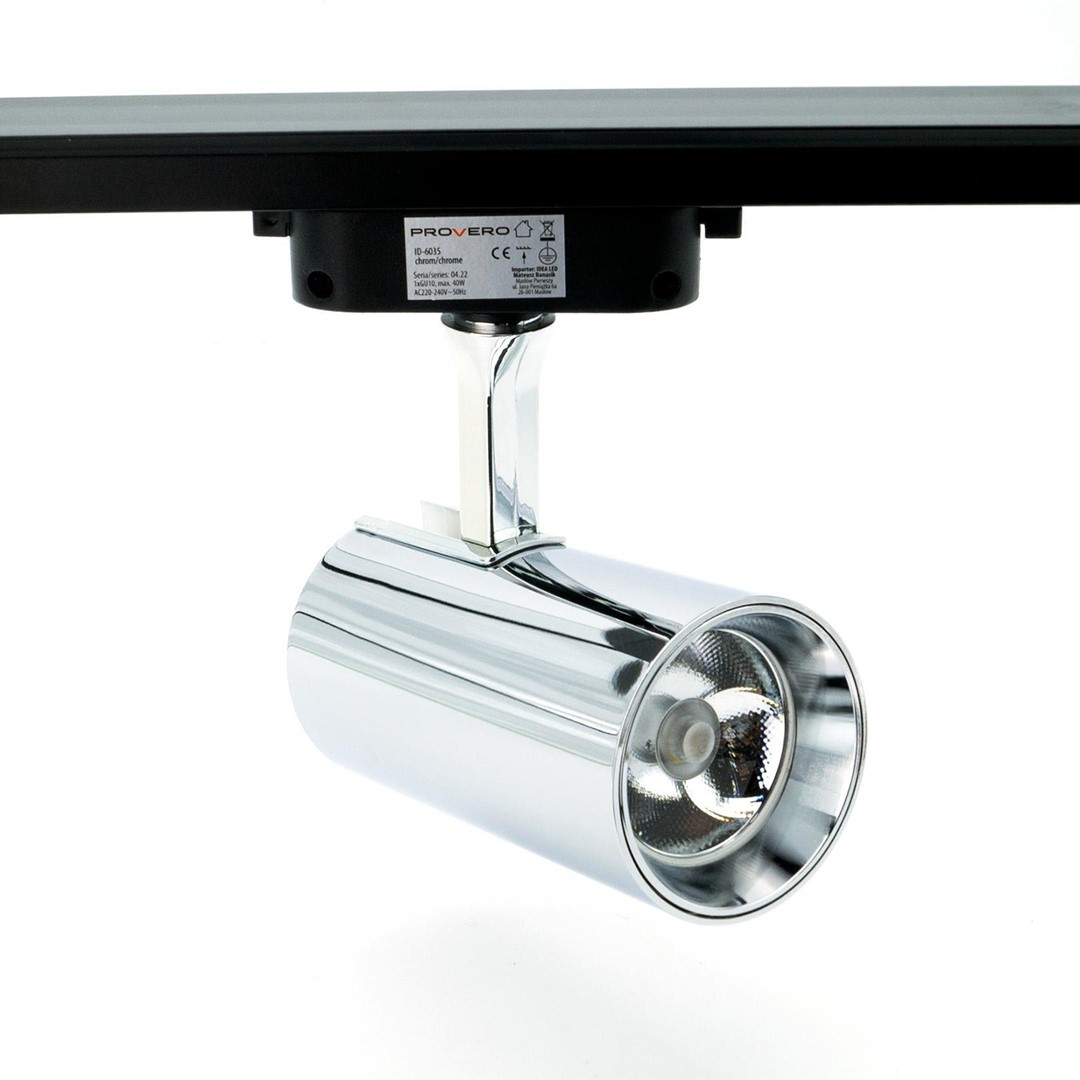 Lampa na szynoprzewód chrom DUCTUS 1 Lampa na szynoprzewód chrom DUCTUS