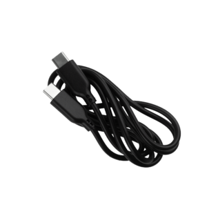 Kabel USB-C czarny 1m — oświetlenie LED