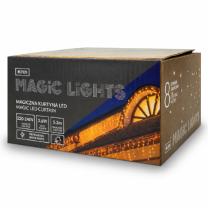 Magiczna kurtyna 150led 8tryb 2700K 5