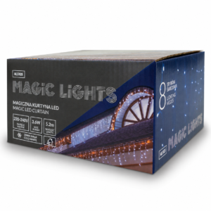 Magiczna kurtyna 150led 8tryb 8000K 5