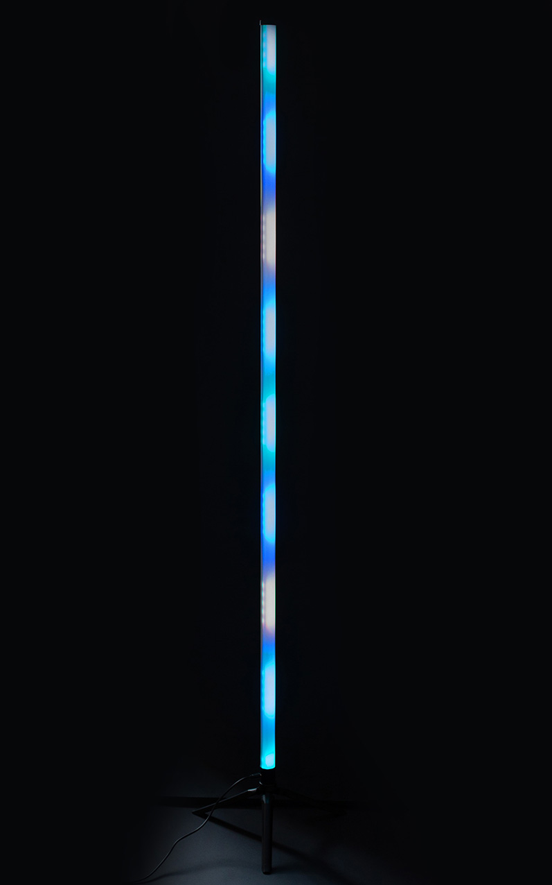 Magiczna lampa podłogowa RGB 5v usb tuya czarna 2 Magiczna lampa podłogowa RGB 5v usb tuya czarna - obrazek 2