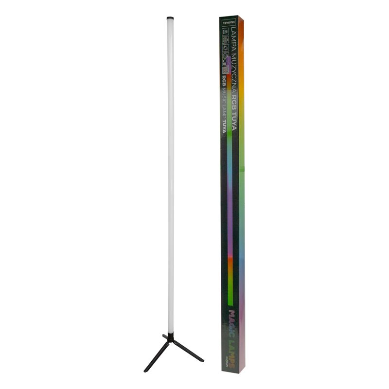 Magiczna lampa podłogowa RGB 5v usb tuya czarna 6 Magiczna lampa podłogowa RGB 5v usb tuya czarna - obrazek 6