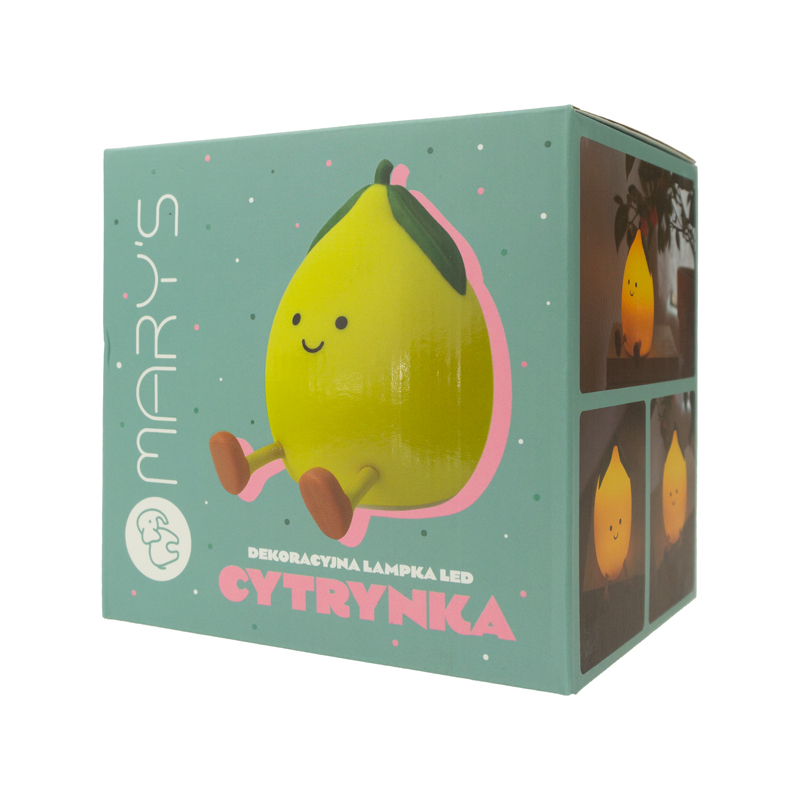 Mary's lampka nocna LED cytryna 3 Mary's lampka nocna LED cytryna - obrazek 3