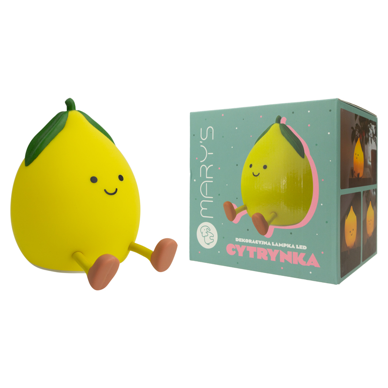 Mary's lampka nocna LED cytryna 7 Mary's lampka nocna LED cytryna - obrazek 7