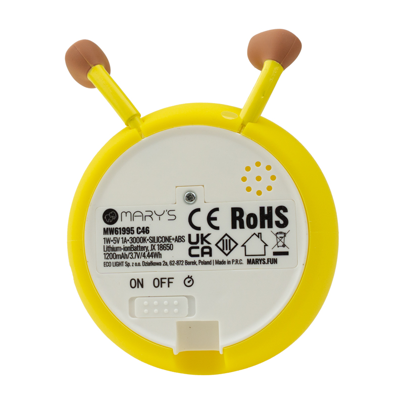 Mary's lampka nocna LED cytryna 6 Mary's lampka nocna LED cytryna - obrazek 6
