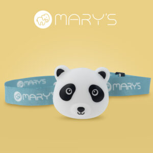 MARY’S latarka czołowa dziecięca panda 38lm Li-Pol ładowalna — oświetlenie LED