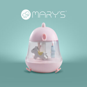 MARY'S pozytywka lampka nocna LED RGB różowa — oświetlenie LED