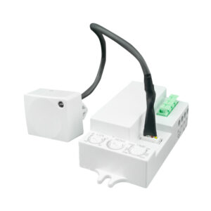 Mikrofalowy czujnik ruchu CM-2B BIAŁY — oświetlenie LED