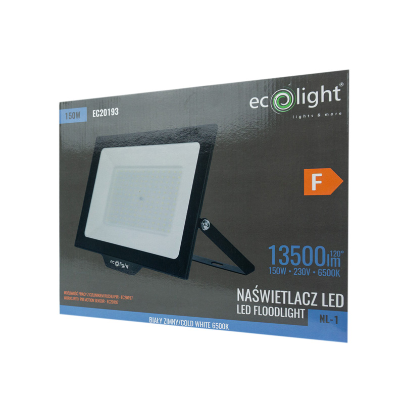 Naświetlacz LED nl-1 150w 6500k 13500lm IP65 3 Naświetlacz LED nl-1 150w 6500k 13500lm IP65 - obrazek 3