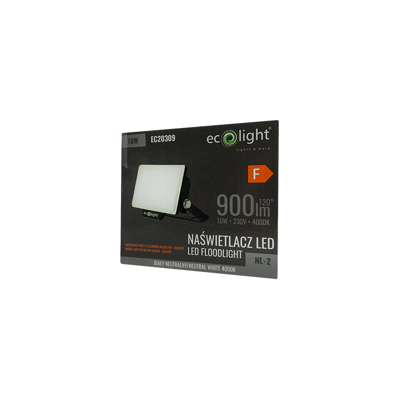 Naświetlacz LED nl-2 10w 4000k 900lm IP65 3 Naświetlacz LED nl-2 10w 4000k 900lm IP65 - obrazek 3