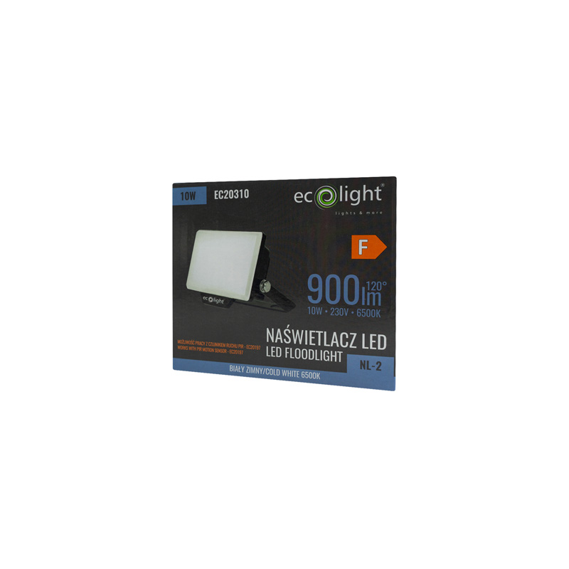 Naświetlacz LED nl-2 10w 6500k 900lm IP65 3 Naświetlacz LED nl-2 10w 6500k 900lm IP65 - obrazek 3