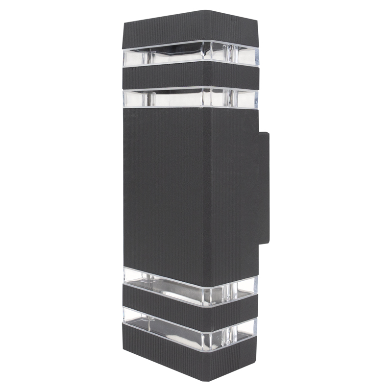 Oprawa elewacyjna oe-1s 2xgu10 IP54 antracyt 1 Oprawa elewacyjna OE-1S 2XGU10 IP54 ANTRACYT — oświetlenie LED