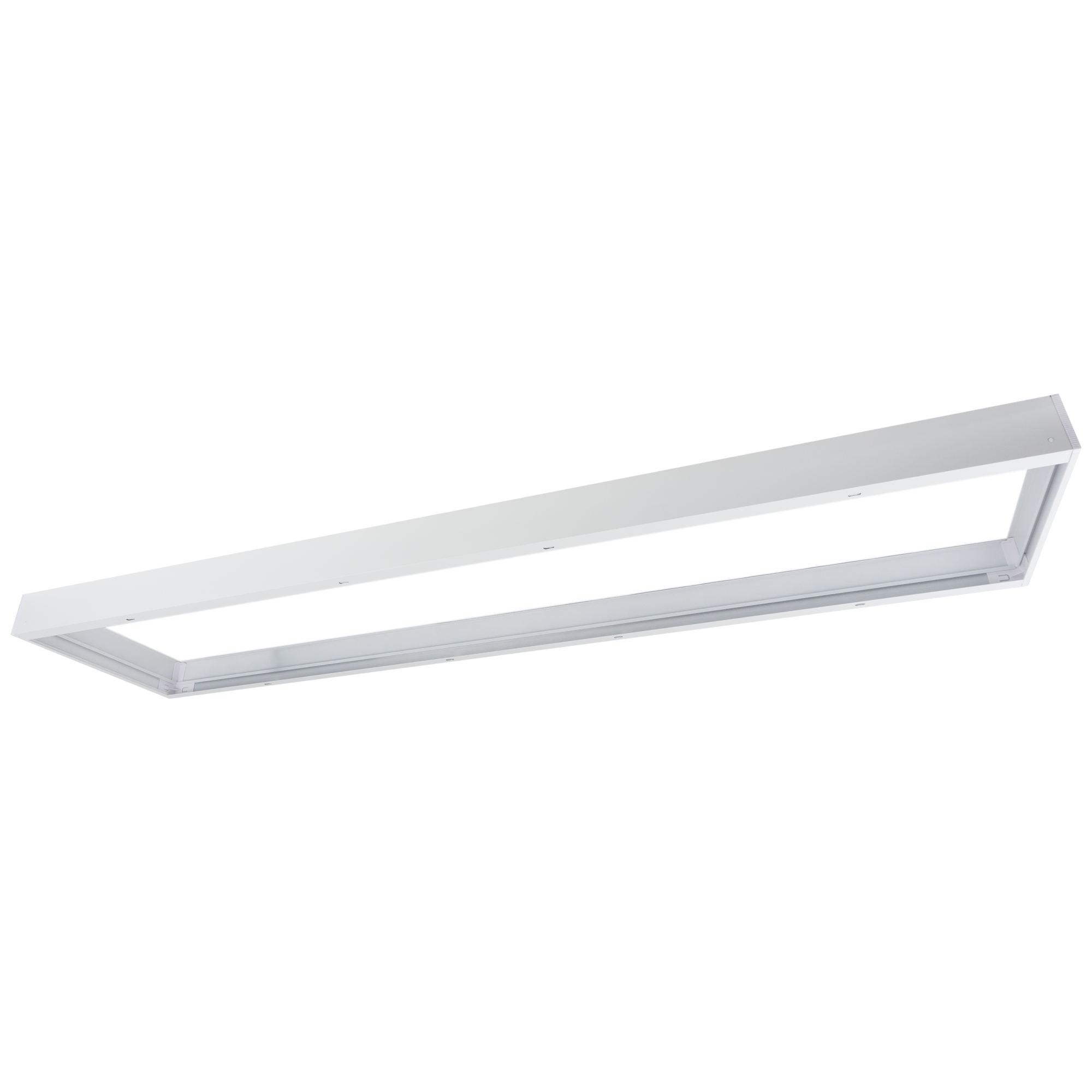 Ramka do panelu LED 1200x300x58mm n/t alu biała 2 Ramka do panelu LED 1200x300x58mm n/t alu biała - obrazek 2