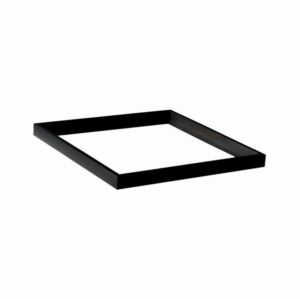 Ramka do panelu LED 600x600x44mm N/T ALU czarna — oświetlenie LED