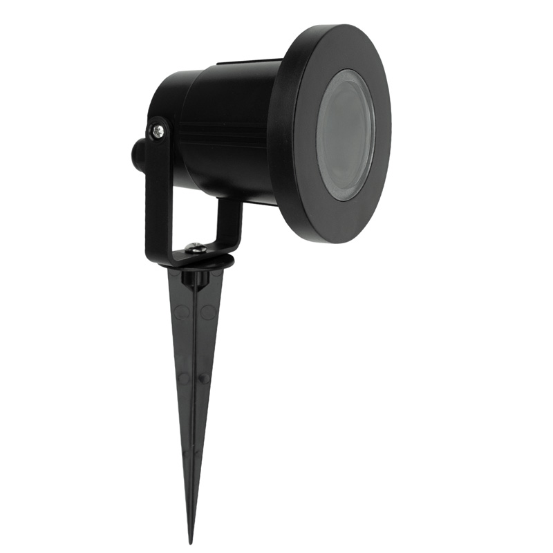 Reflektor ogrodowy ro-1 1xgu10 92x315 czarny IP65 1 Reflektor ogrodowy RO-1 1xGU10 92x315 CZARNY IP65 — oświetlenie LED