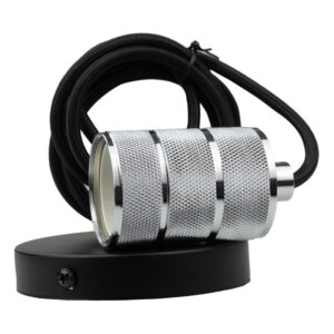 SERIA ZERO Oprawa sufitowa wisząca 2m E27 OSW-1 Chrom — oświetlenie LED