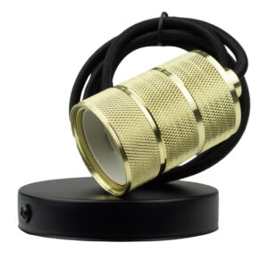 SERIA ZERO Oprawa sufitowa wisząca 2m E27 OSW-1 Złoto — oświetlenie LED