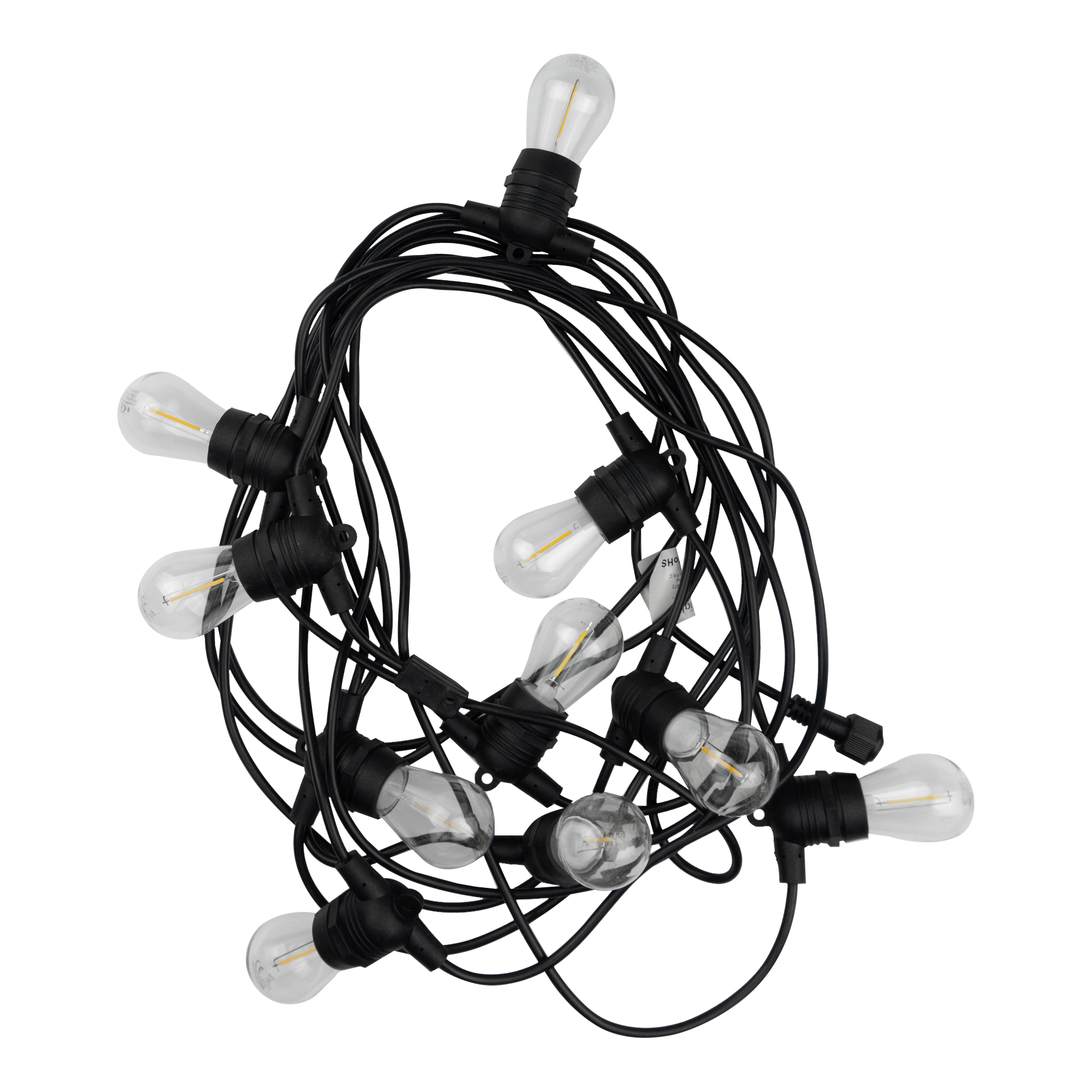 Solarna girlanda LED 10m +10 x g45 E27 0.3w 2700k 12 Solarna girlanda LED 10m +10 x g45 E27 0.3w 2700k - obrazek 12