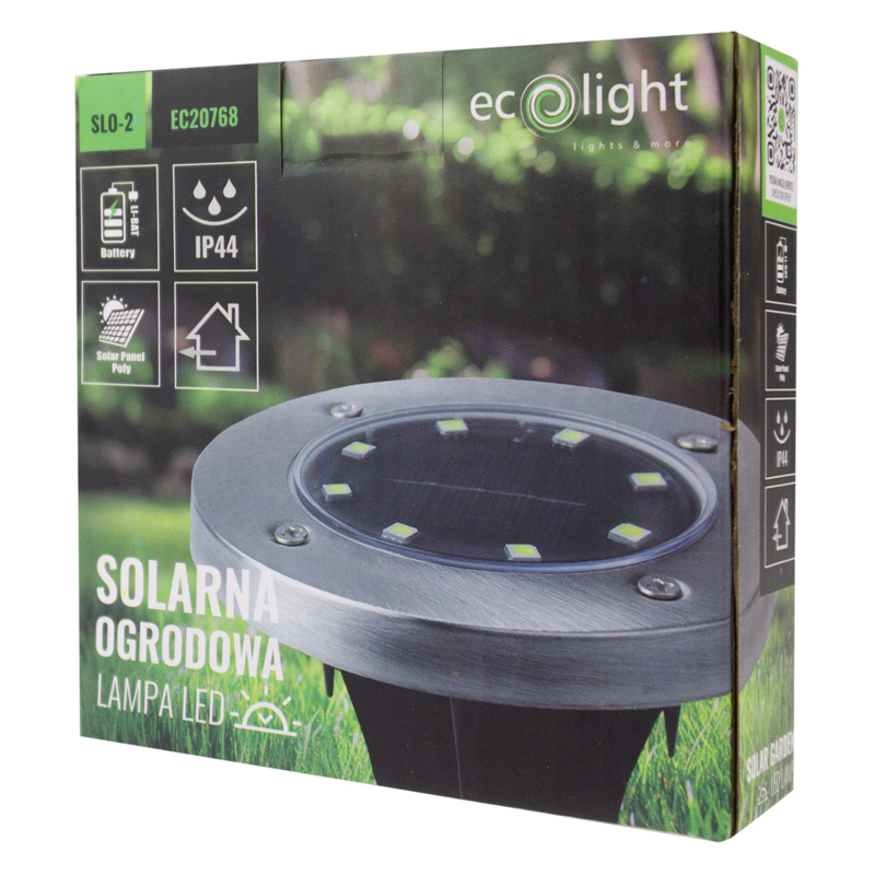Solarna lampa ogrodowa LED slo-2 4000k IP44 8 Solarna lampa ogrodowa LED slo-2 4000k IP44 - obrazek 8