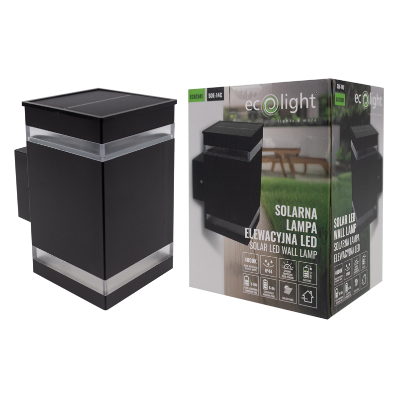 Solarna oprawa elewacyjna LED soe-14c 4 Solarna oprawa elewacyjna LED soe-14c - obrazek 4