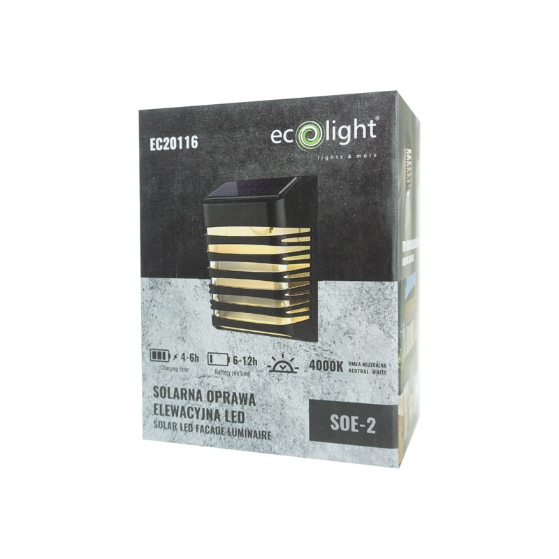 Solarna oprawa elewacyjna LED soe-2 5 Solarna oprawa elewacyjna LED soe-2 - obrazek 5