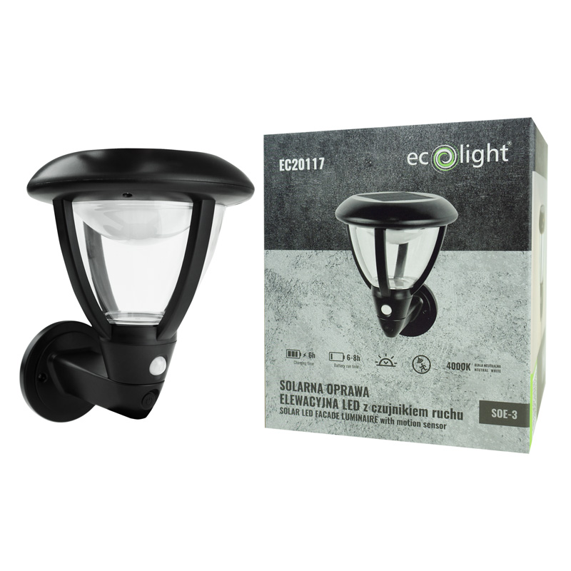 Solarna oprawa elewacyjna LED soe-3 3 Solarna oprawa elewacyjna LED soe-3 - obrazek 3