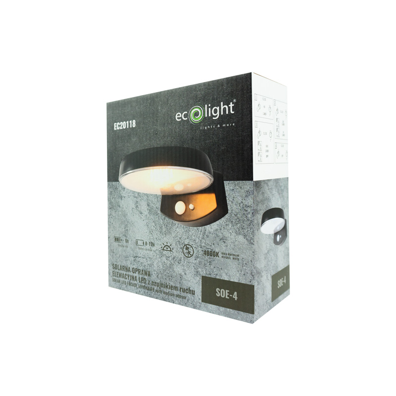 Solarna oprawa elewacyjna LED soe-4 5 Solarna oprawa elewacyjna LED soe-4 - obrazek 5