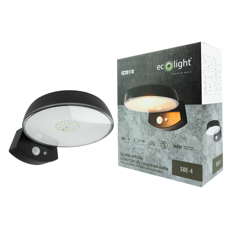 Solarna oprawa elewacyjna LED soe-4 4 Solarna oprawa elewacyjna LED soe-4 - obrazek 4