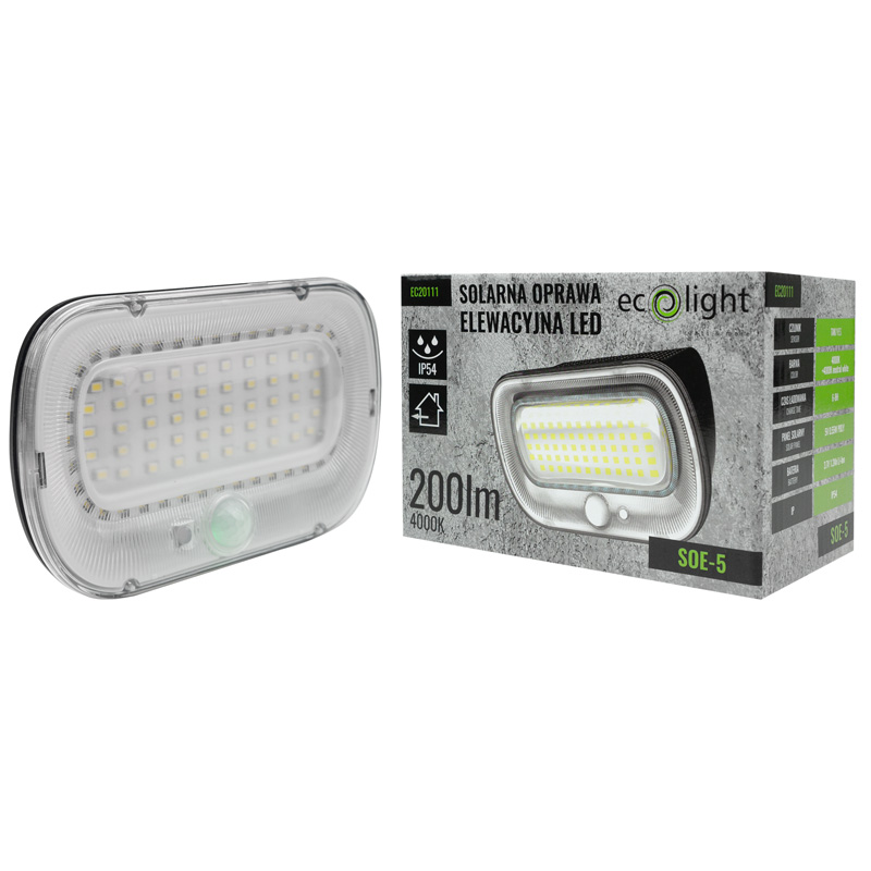 Solarna oprawa elewacyjna LED soe-5 6 Solarna oprawa elewacyjna LED soe-5 - obrazek 6