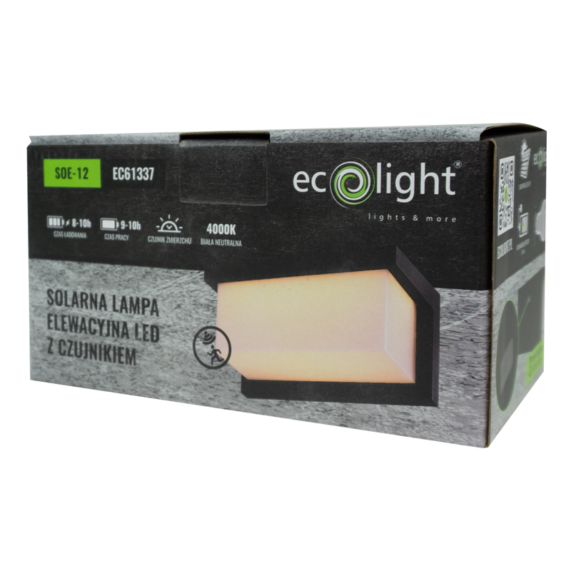 Solarna oprawa elewacyjna LED z czujnikiem soe-12 3 Solarna oprawa elewacyjna LED z czujnikiem soe-12 - obrazek 3