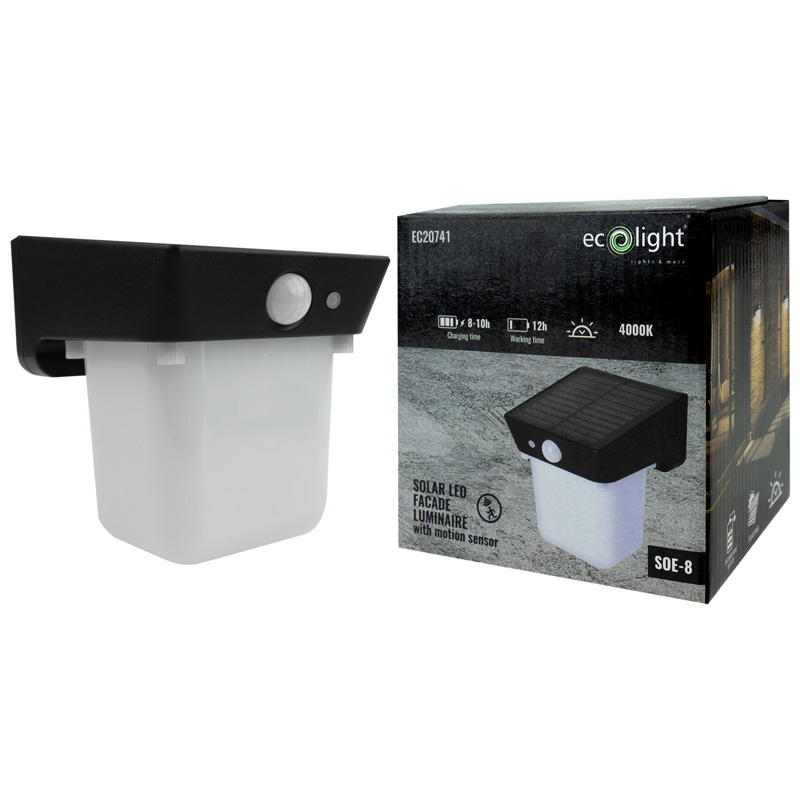 Solarna oprawa elewacyjna LED z czujnikiem soe-8 5 Solarna oprawa elewacyjna LED z czujnikiem soe-8 - obrazek 5
