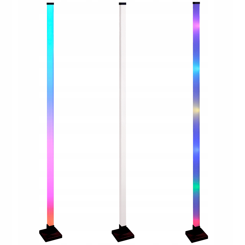 Stojąca lampa RGB muzyczna tuya czarna 3 Stojąca lampa RGB muzyczna tuya czarna - obrazek 3