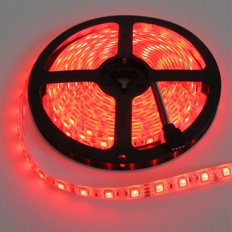 Taśma LED 300 4.8w/m czerwona 12v ip20 /5m/ 4 Taśma LED 300 4.8w/m czerwona 12v ip20 /5m/ - obrazek 4