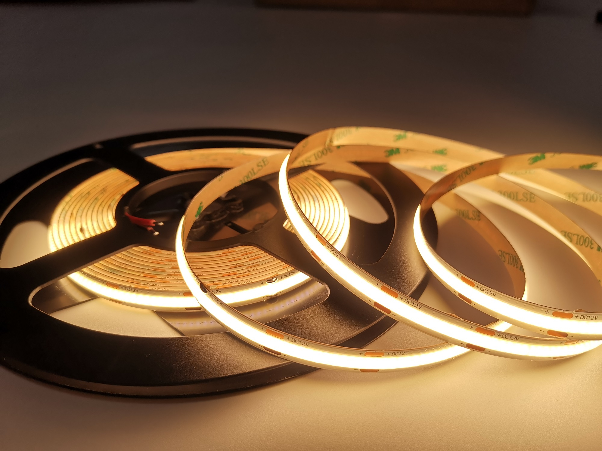 Taśma LED COB 24v 480 9w/m 3000k 990lm/m ip20 5m 4 Taśma LED COB 24v 480 9w/m 3000k 990lm/m ip20 5m - obrazek 4