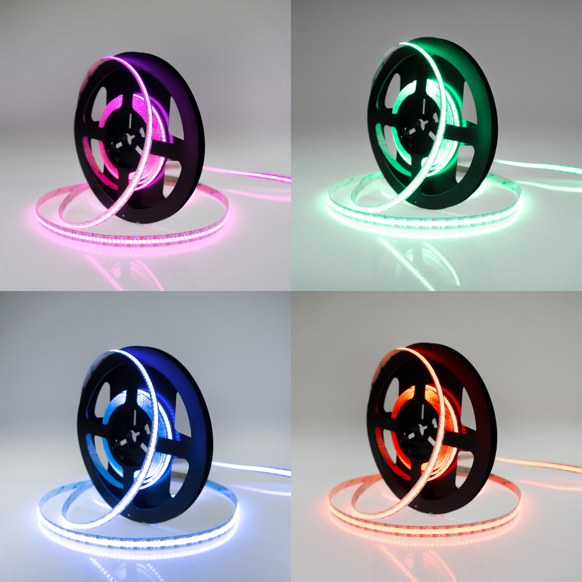 Taśma LED COB 810 15w/m RGB 12v ip20/5m/p 1 Taśma LED COB 810 15W/m RGB 12V IP20/5m/P — oświetlenie LED