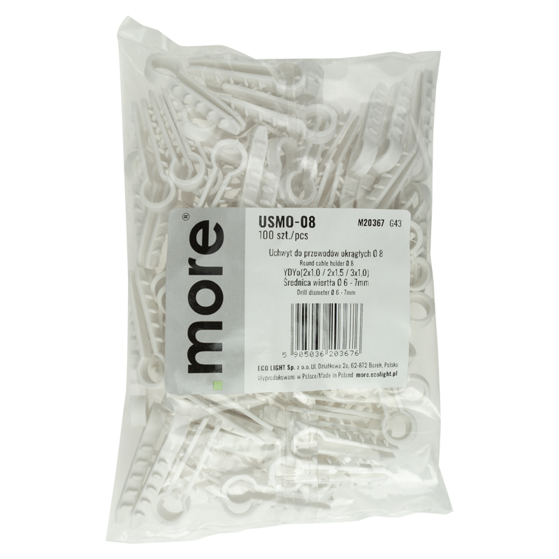 Uchwyt usmo-8 (100 szt) 2 Uchwyt usmo-8 (100 szt) - obrazek 2