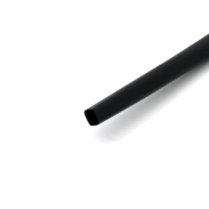 Koszulka termokurczliwa 8mm 1m czarna