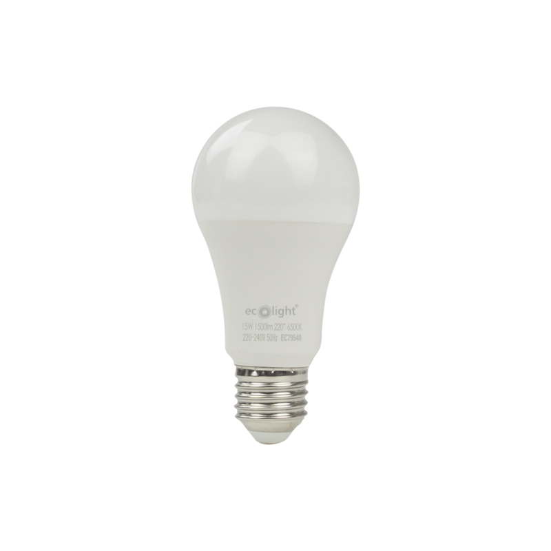 Żarówka LED classic gls E27 15w 6500k 1500lm 1 Żarówka LED CLASSIC GLS E27 15W 6500K 1500lm — oświetlenie LED