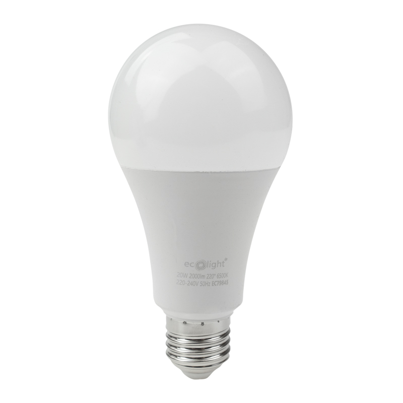 Żarówka LED classic gls E27 20w 6500k 2000lm 1 Żarówka LED CLASSIC GLS E27 20W 6500K 2000lm — oświetlenie LED
