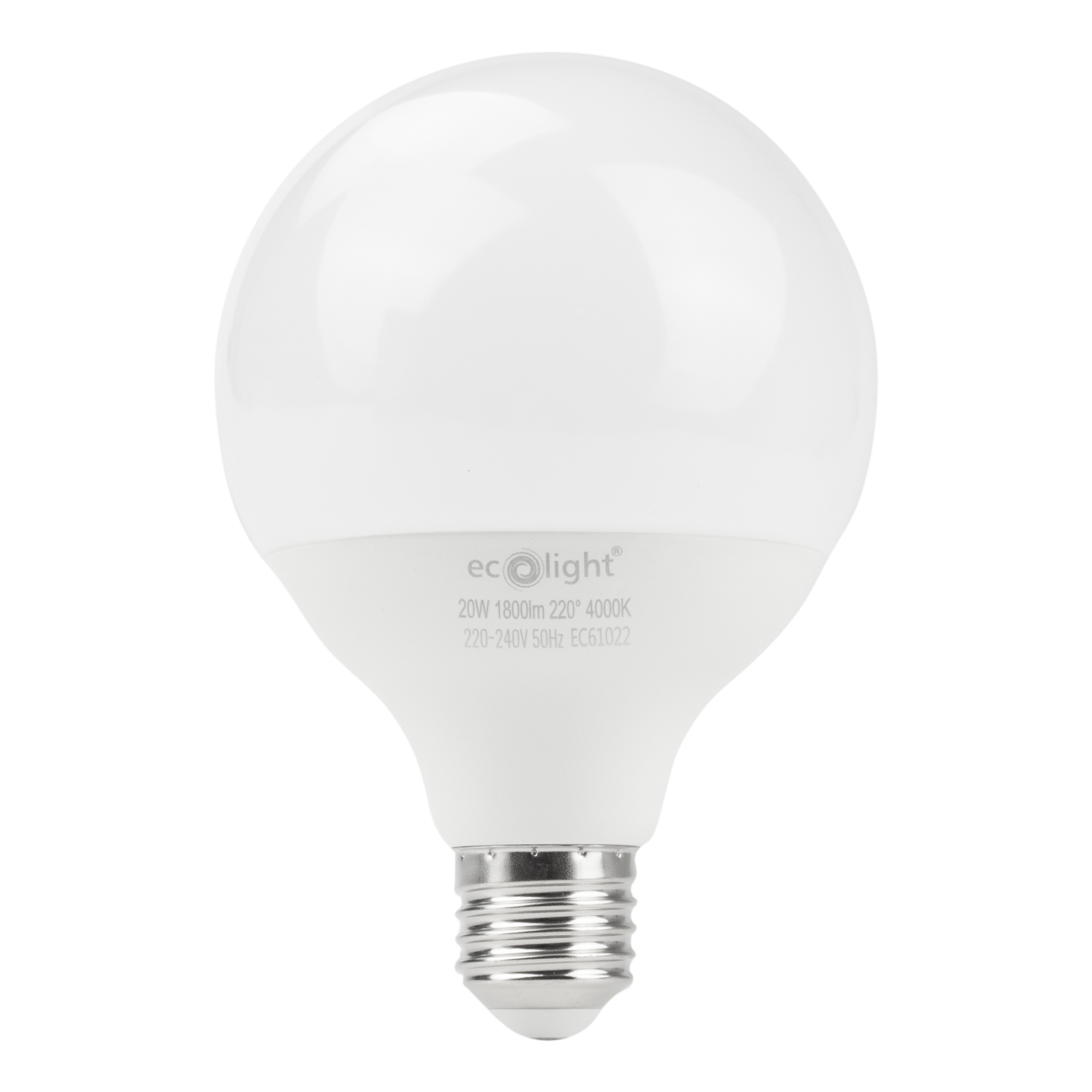Żarówka LED g95 E27 20w 4000k 1 Żarówka LED G95 E27 20W 4000K — oświetlenie LED