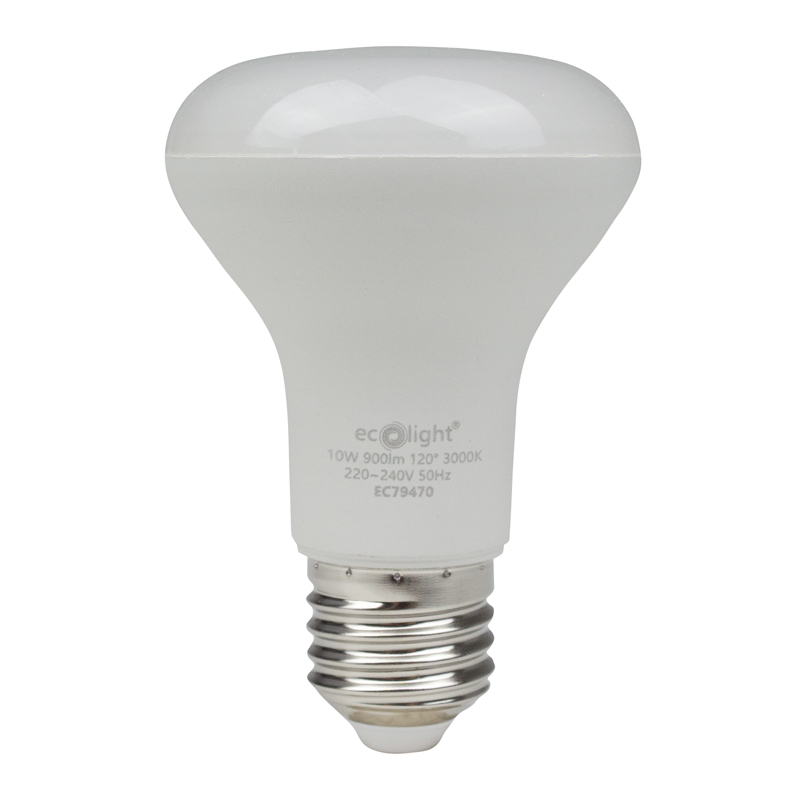 Żarówka LED r63 E27 10w 3000k 900lm 1 Żarówka LED R63 E27 10W 3000K 900lm — oświetlenie LED